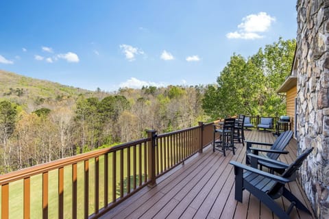 Back Deck with Mountain & Golf Course View