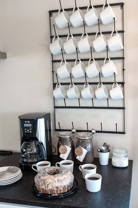 While the cake is just a sweet idea, your first morning cup is on us. We provide the coffee so you can wake up slow, take in the views, and ease into your Fredericksburg stay—one warm sip at a time.