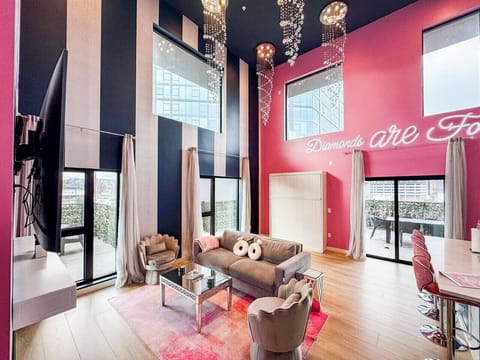 Diamonds are Forever Open Concept living/dining/kitchen