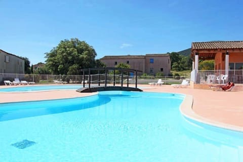 Dive into the gorgeous outdoor pool with your group.