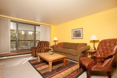 There is plenty of room for everyone to relax in the spacious living area