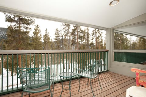 Enjoy mountain views from your private balcony