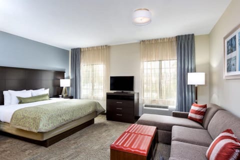 Get a peaceful night sleep in our cozy King bed.