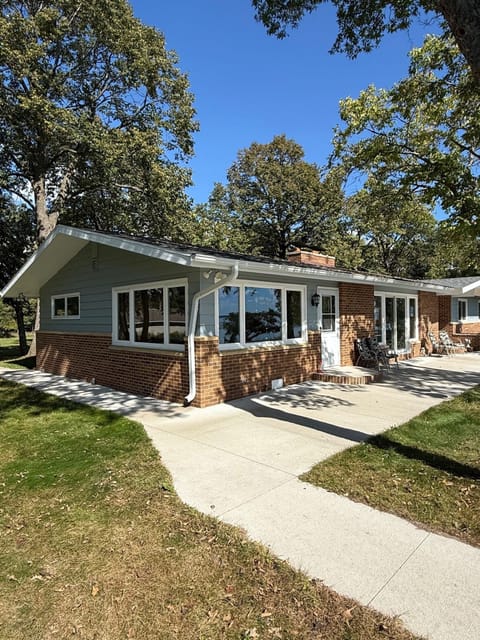 Beach side view of home

