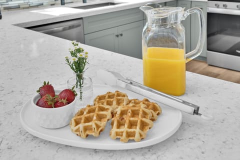 Use the gourmet kitchen to enjoy a meal in. 