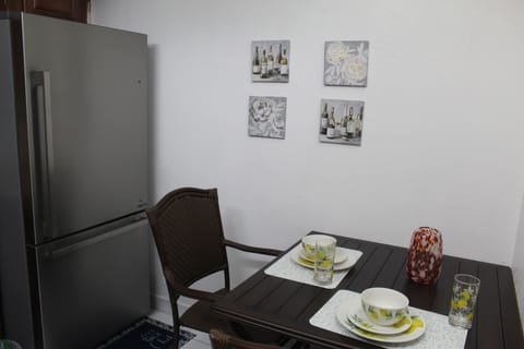 - Microwave, Dishwasher, Oven, and Refrigerator, Toaster and Electric kettle