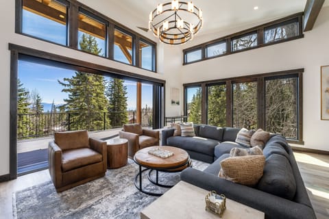 living room expands onto the patio | Main Level