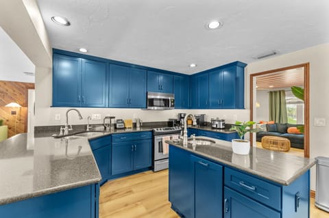 Features high-end appliances and ample cabinetry—everything you need to create delicious meals with ease.