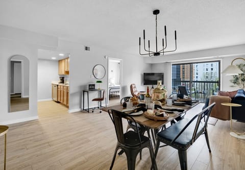 Spacious and inviting, the flow between the living, dining, and kitchen areas creates a perfect gathering spot for you to cook, dine, and unwind without missing a moment.