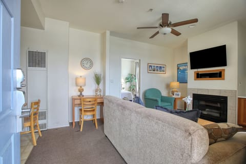 A living room made for laughter, lounging, and late-night snacks.