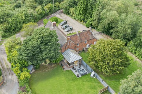 Aerial view of your countryside retreat
