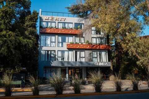Step into a sleek stay with standout street-front presence.