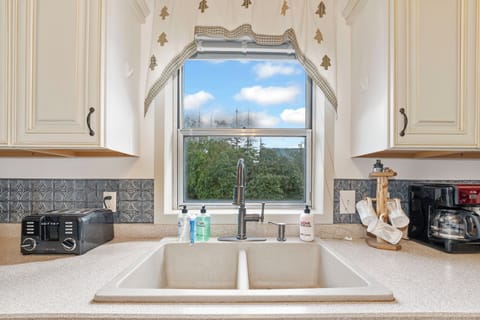 Split Kitchen Sink with a View | Main Level