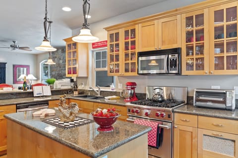 Fully Equipped Kitchen - Wolf Gas Range