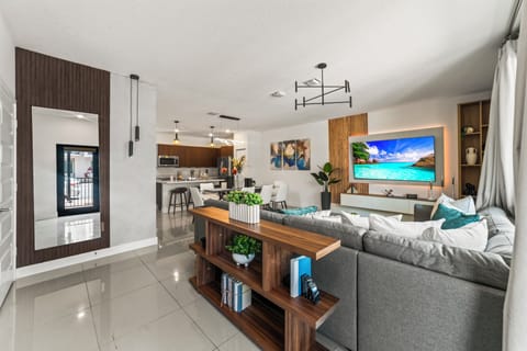 "A beautiful modern living room – where comfort meets style