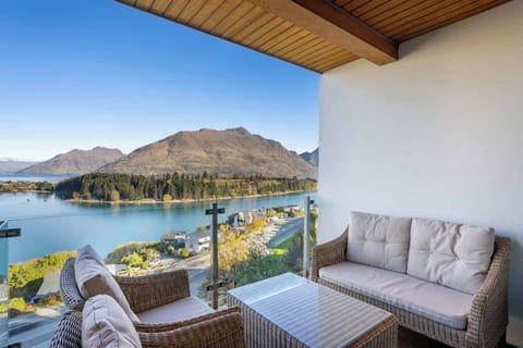 Breathtaking views from the undercover balcony.