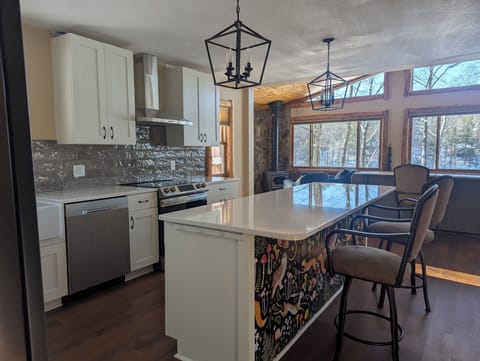 Newly remodeled kitchen