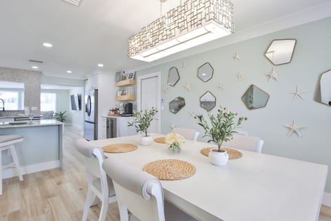 Brightly Lit Kitchen Dining Area