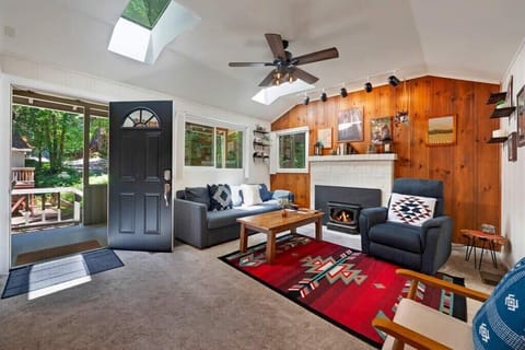 Embrace the warmth and comfort of our cozy living room, a haven for relaxation and memorable moments