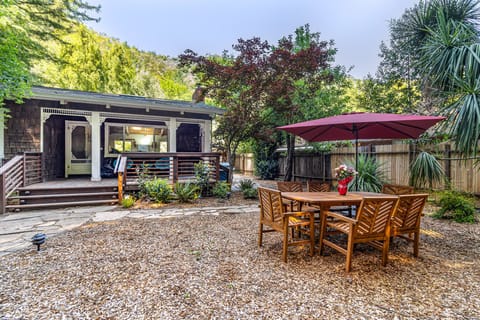 Spacious front porch