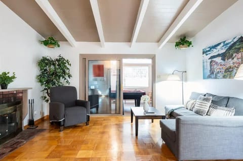 Relax on the living room with two comfortable sofa beds