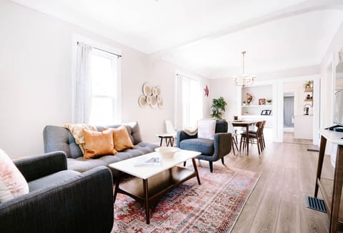 Spacious and airy open concept floor plan