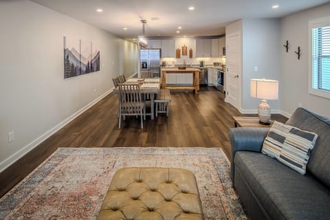 Modern, bright interior.