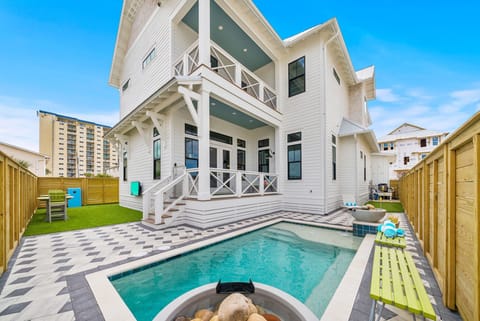 private heated pool