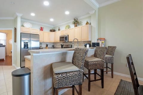 BREAKFAST BAR FOR MORNING COFFEE.