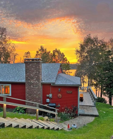 Salem Lake at Sunset