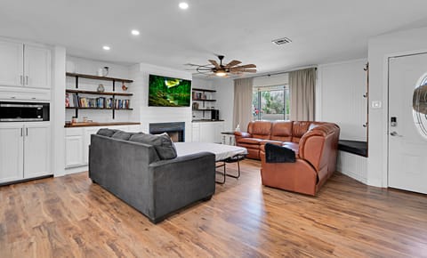 Perfect spot to watch the big game or to binge your favorite show!