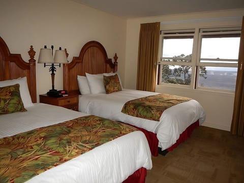 Drift off easily with soft light and serene window views