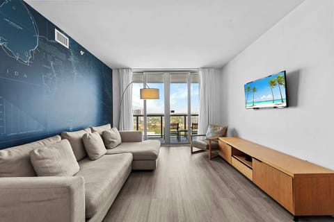From the living room, step onto the connecting balcony to enjoy waterfront panoramas and beautiful sunsets.