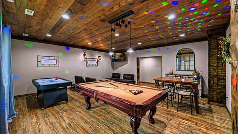Pool table and air hocky