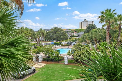 Pool view from balcony