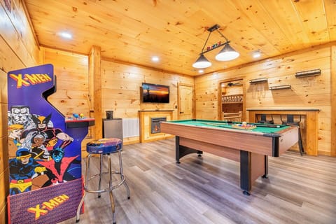 Nestled Inn's fun game room