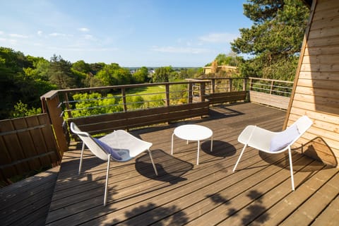 La Vision'air terrace with view for 2 people (double bed)