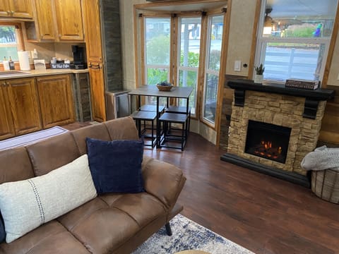 Living Area with Fireplace
