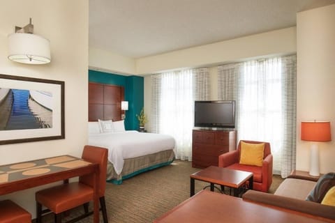 Relax in an airy suite with comfy seating and big windows