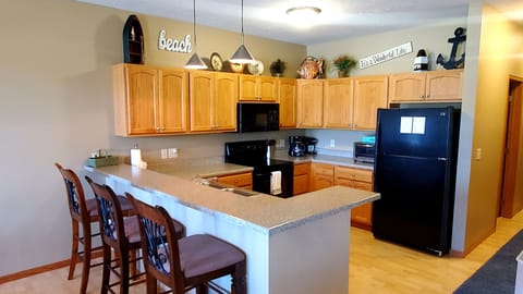 Plenty of space to have "more than one cook in the kitchen!"