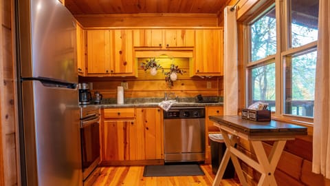 Fully equipped kitchens designed for easy meal preparation and group dining.