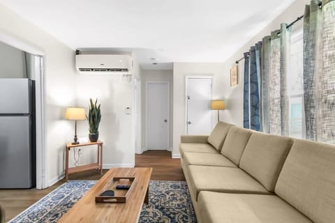 Cozy living room with a nice sofa