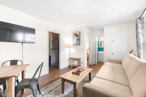 Comfy sofa and Roku TV