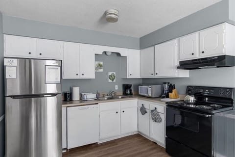 Fully stocked kitchen