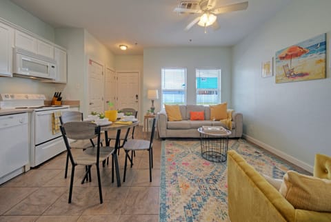 Living area (Unit 104)