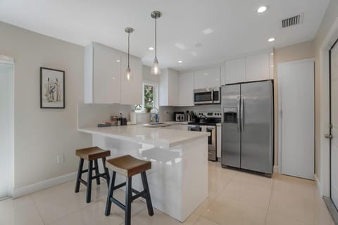 Unlike most short-term rentals, our kitchen is fully equipped by a pro  Chef.