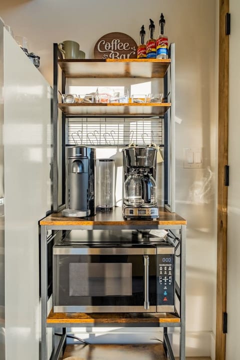 Coffee, tea, and hot chocolate.