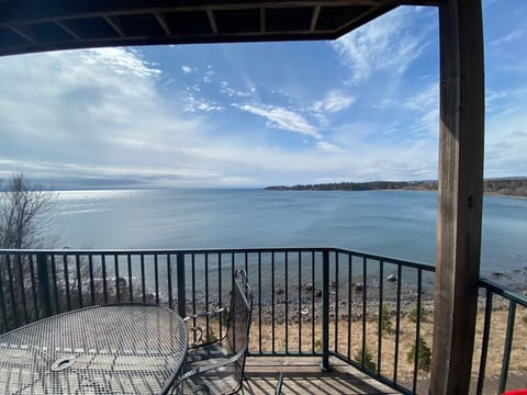 Sip your morning coffee surrounded by the sound of the lake