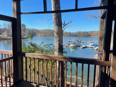 Basement screened in porch