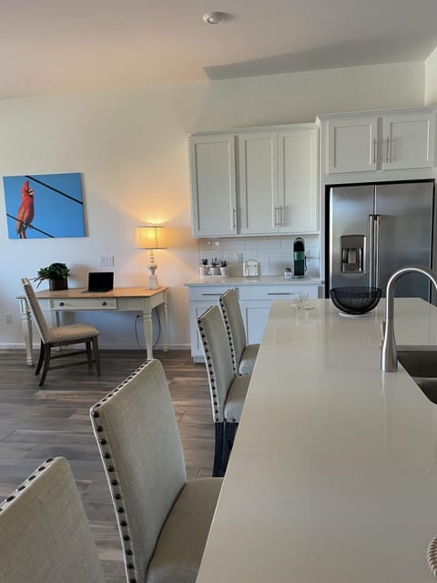 Kitchen Counter and Desk Area